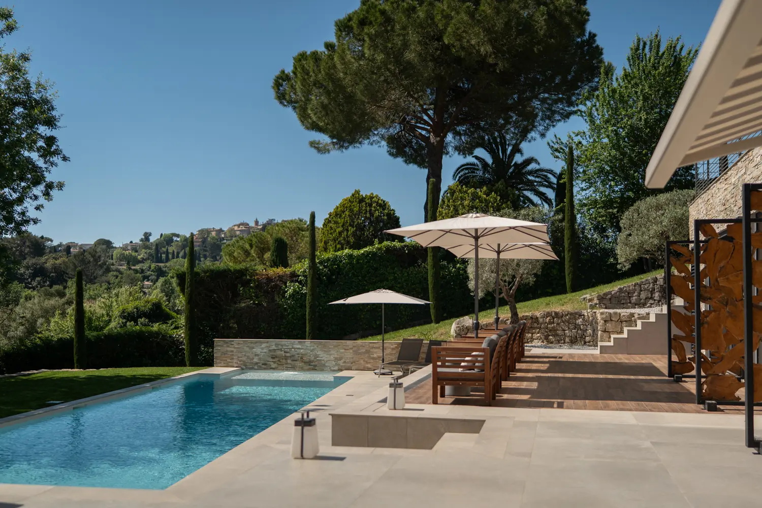 Villa Soha — Piscine au sel — Mougins